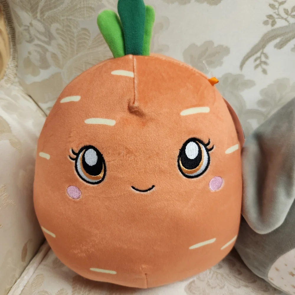 Squishmallows Easter Caroleena The Carrot & Blake The Bunny Rabbit Plush 8